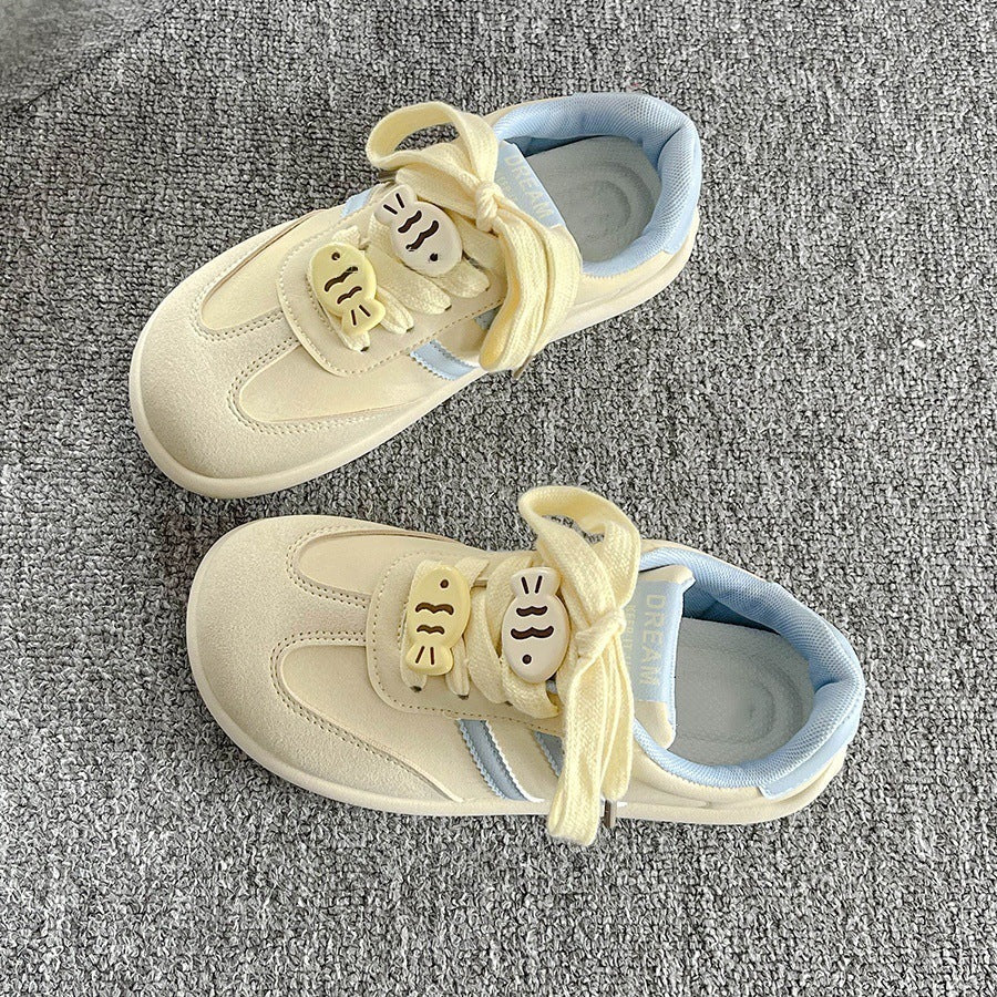 Damen Sneaker mit verspieltem Tiermotiv und praktischen Klettverschlüssen R&B
