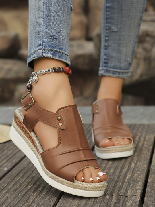 Damen Plateau Sandalen R&B