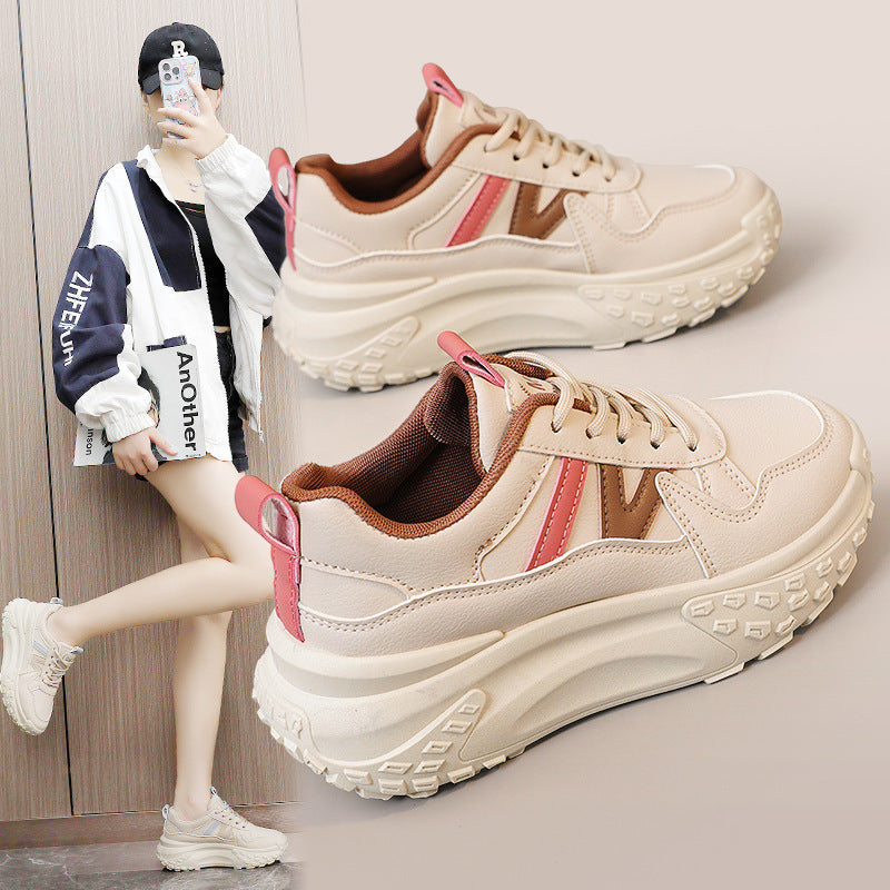 Damen Chunky Sneakers mit dämpfender Laufsohle und atmungsaktivem Obermaterial R&B