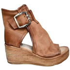 Damen Wedge-Stiefeletten mit modischem Schnallen-Design R&B