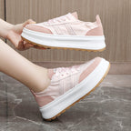 Damen Komfortable Chunky Sneakers mit atmungsaktiver Mesh-Oberfläche R&B