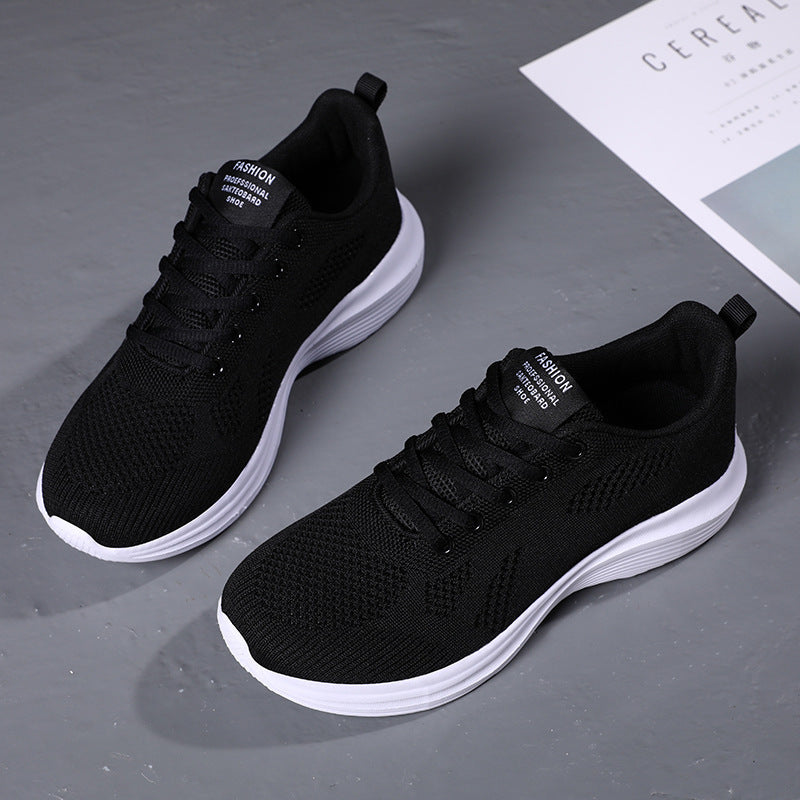 Damen Modische und atmungsaktive Sneaker mit flexiblem Mesh-Obermaterial