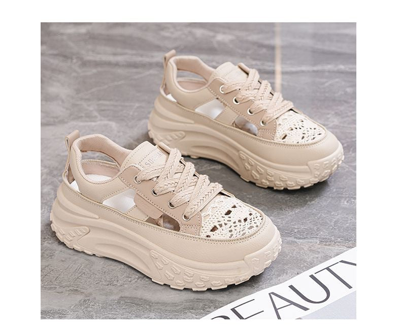 Damen Sportliche Sneaker mit luftiger Netzstruktur und extra hohem Komfort R&B