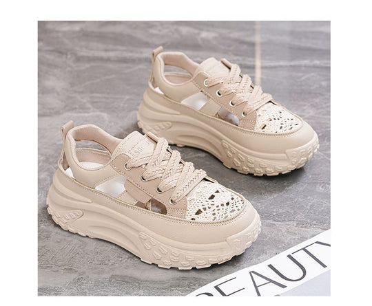Damen Sportliche Sneaker mit luftiger Netzstruktur und extra hohem Komfort R&B