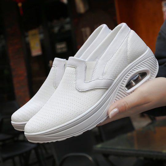 Damen Atmungsaktive Slip-On Sneakers mit dämpfender Sohle und flexiblem Design R&B