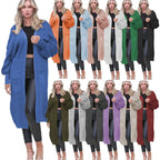 Damen Großer Strickcardigan mit weichem Material und praktischen Taschen