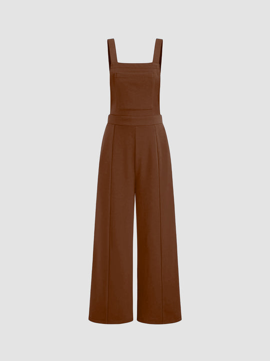 Damen Overall mit weitem Bein und praktischen Taschen R&B