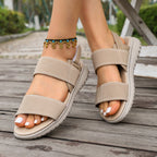 Damen Sportliche Sandalen mit verstellbaren Riemen und rutschfester Sohle R&B