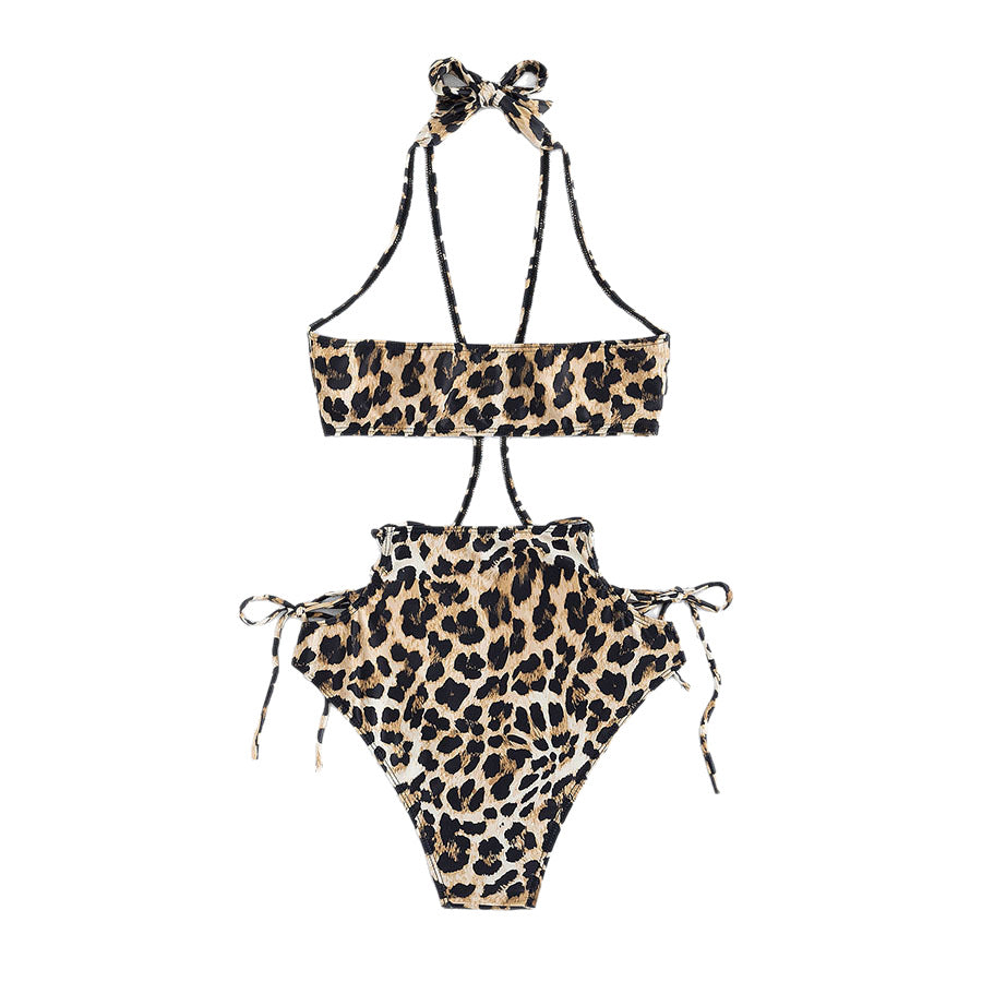 Damen Triangel-Bikini mit modischen Schnürdetails R&B