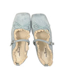 Damen elegante Ballerinas mit zartem Riemchen und Spitzenbesatz R&B