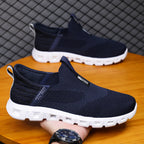 Damen Bequeme Slip-On Sneakers mit atmungsaktiver Strickoberfläche R&B