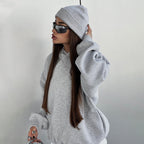 Damen Kuschelige Sweatshirt- und Jogginghose-Kombination R&B