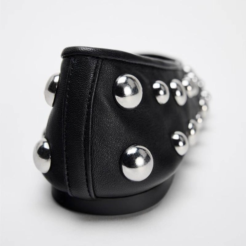 Damen Ballerinas mit modischen Metallakzenten R&B