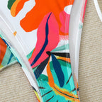 Damen Bikiniset mit lässigem Strandkleid R&B