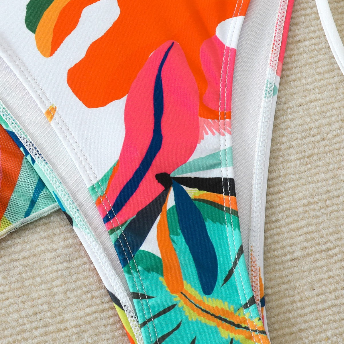 Damen Bikiniset mit lässigem Strandkleid R&B
