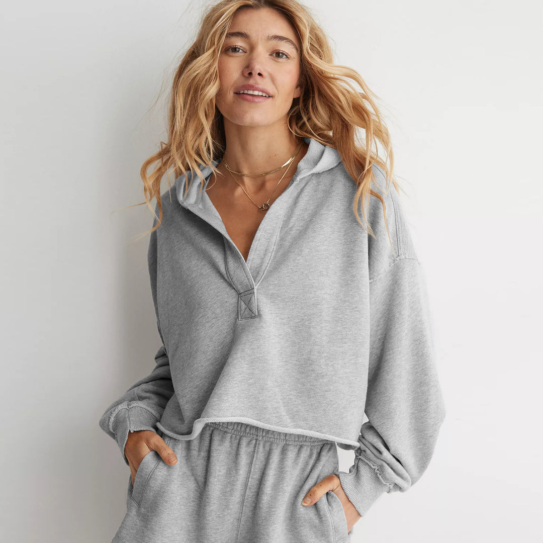 Damen Oversized Kapuzenpullover R&B