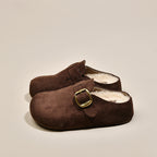 Damen Kuschelige Clogs aus hochwertigem Material mit modischem Schnallenverschluss R&B