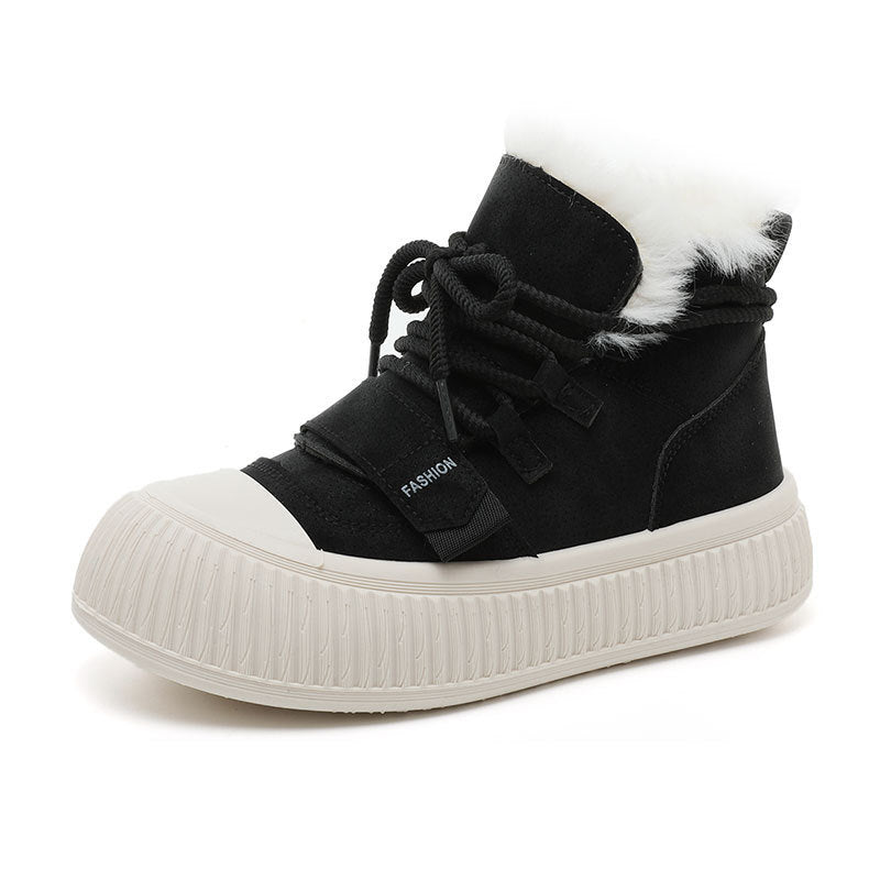 Damen Winter Sneakers mit kuscheligem Fleece-Futter und rutschfester Sohle R&B
