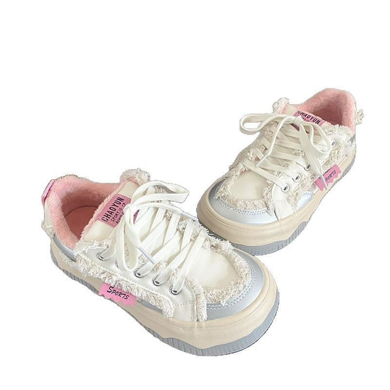 Damen Sneaker mit kuscheligem Innenfutter und rutschfester Sohle R&B