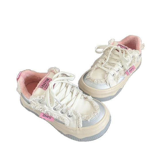 Damen Sneaker mit kuscheligem Innenfutter und rutschfester Sohle R&B