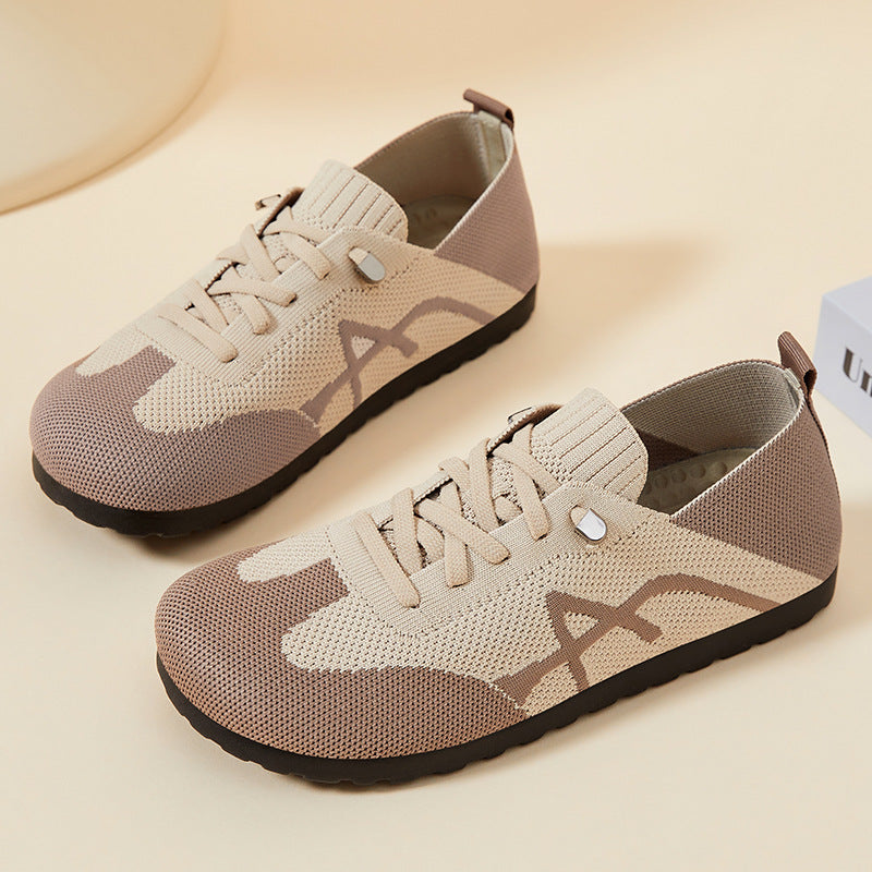 Damen Leichte Sneaker mit atmungsaktivem Mesh-Obermaterial und flexiblem Sohlenkonzept