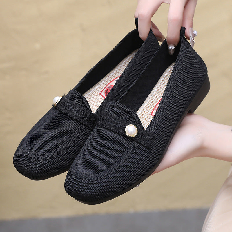 Damen Bequeme Slip-On Loafers mit modischem Detail R&B