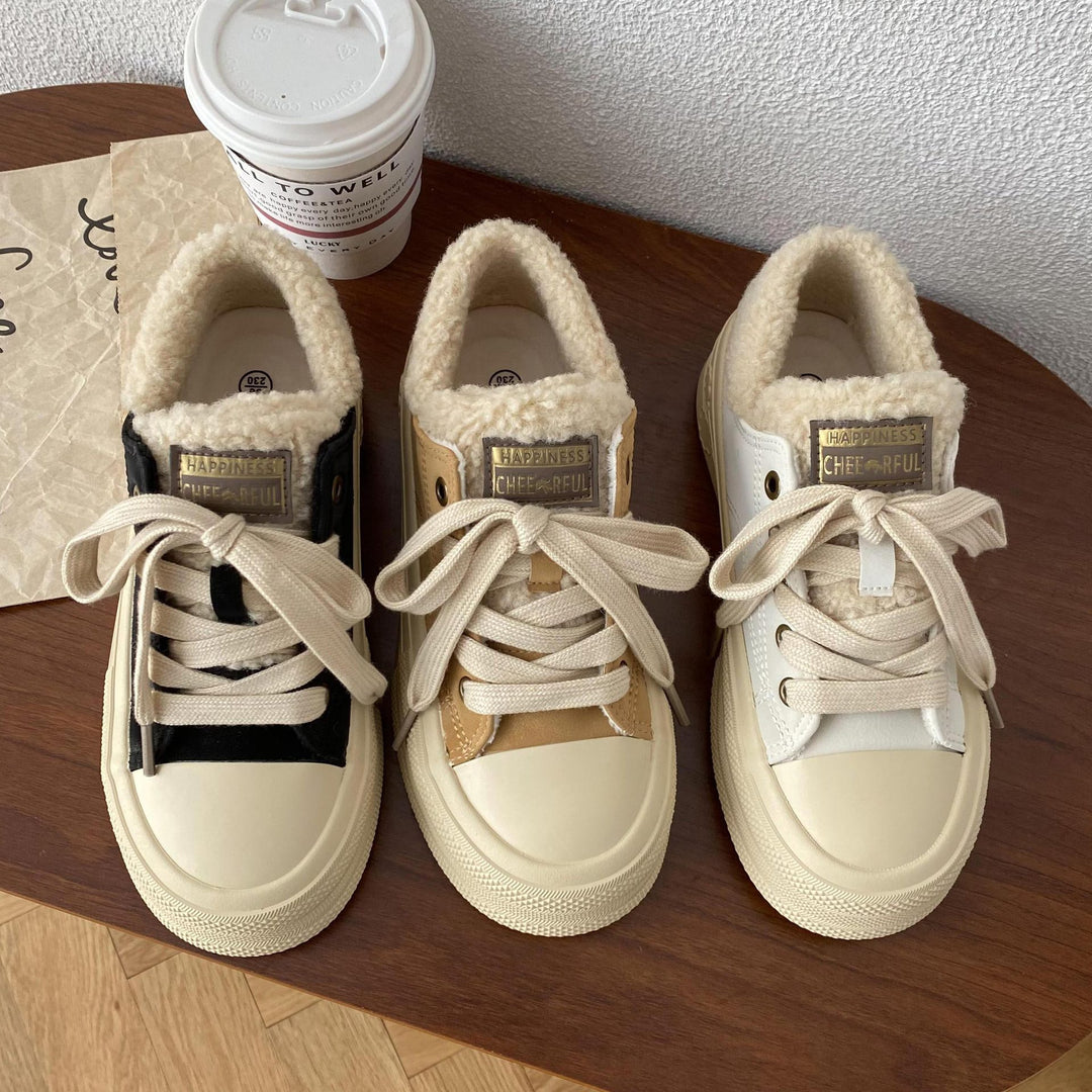 Damen Bequeme Sneakers mit kuscheligem Innenfutter und strapazierfähiger Sohle R&B