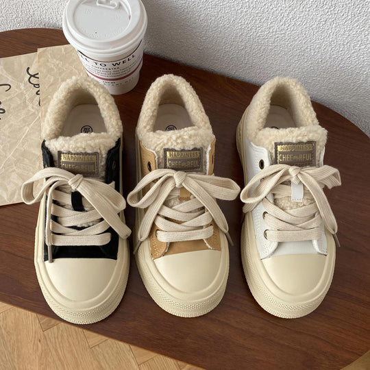 Damen Bequeme Sneakers mit kuscheligem Innenfutter und strapazierfähiger Sohle R&B