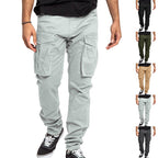 Herren Cargo-Hose mit mehreren praktischen Taschen und elastischem Bund R&B