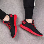 Damen Sportliche Lauf-Sneaker mit atmungsaktivem Mesh-Obermaterial und rutschfester Sohle R&B