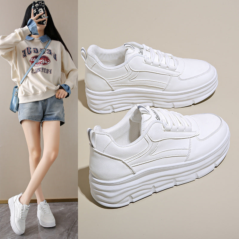 Damen Komfortable Plateau-Sneakers mit atmungsaktivem Obermaterial R&B