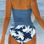 Damen trendiger Bikiniset mit Palmen-Motiv R&B