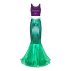 Damen Meerjungfrau-Kleid mit schimmerndem Oberteil und voluminösem Tüllrock R&B