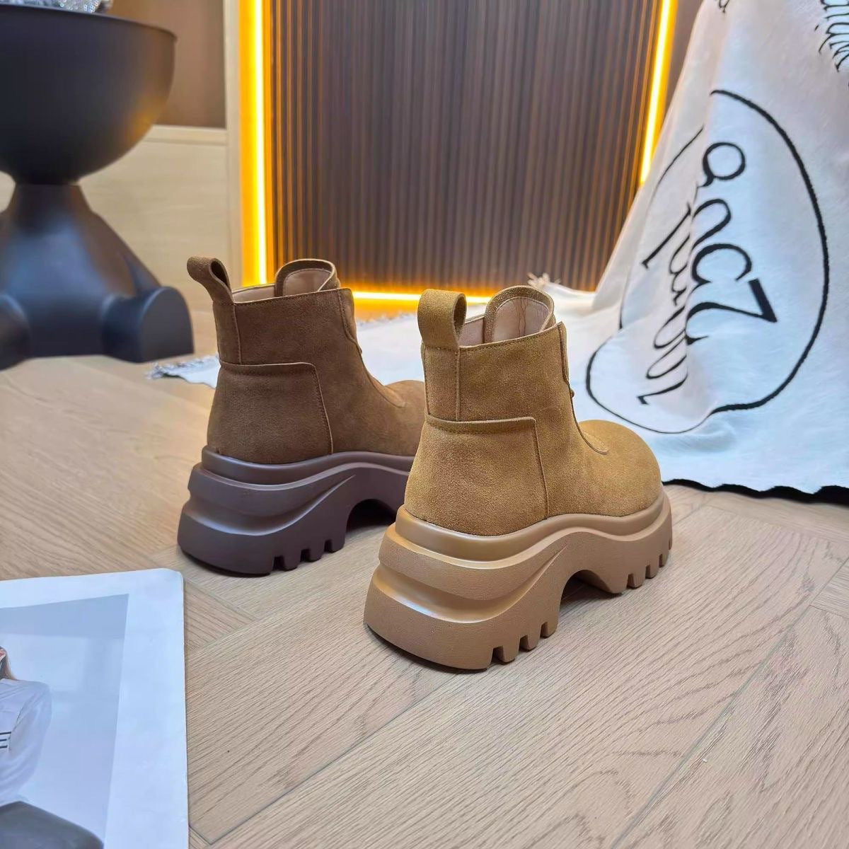 Damen Ankle Boots mit rutschfester Sohle und modischem Design R&B