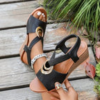 Damen Plattform-Sandalen mit einzigartigem Design R&B