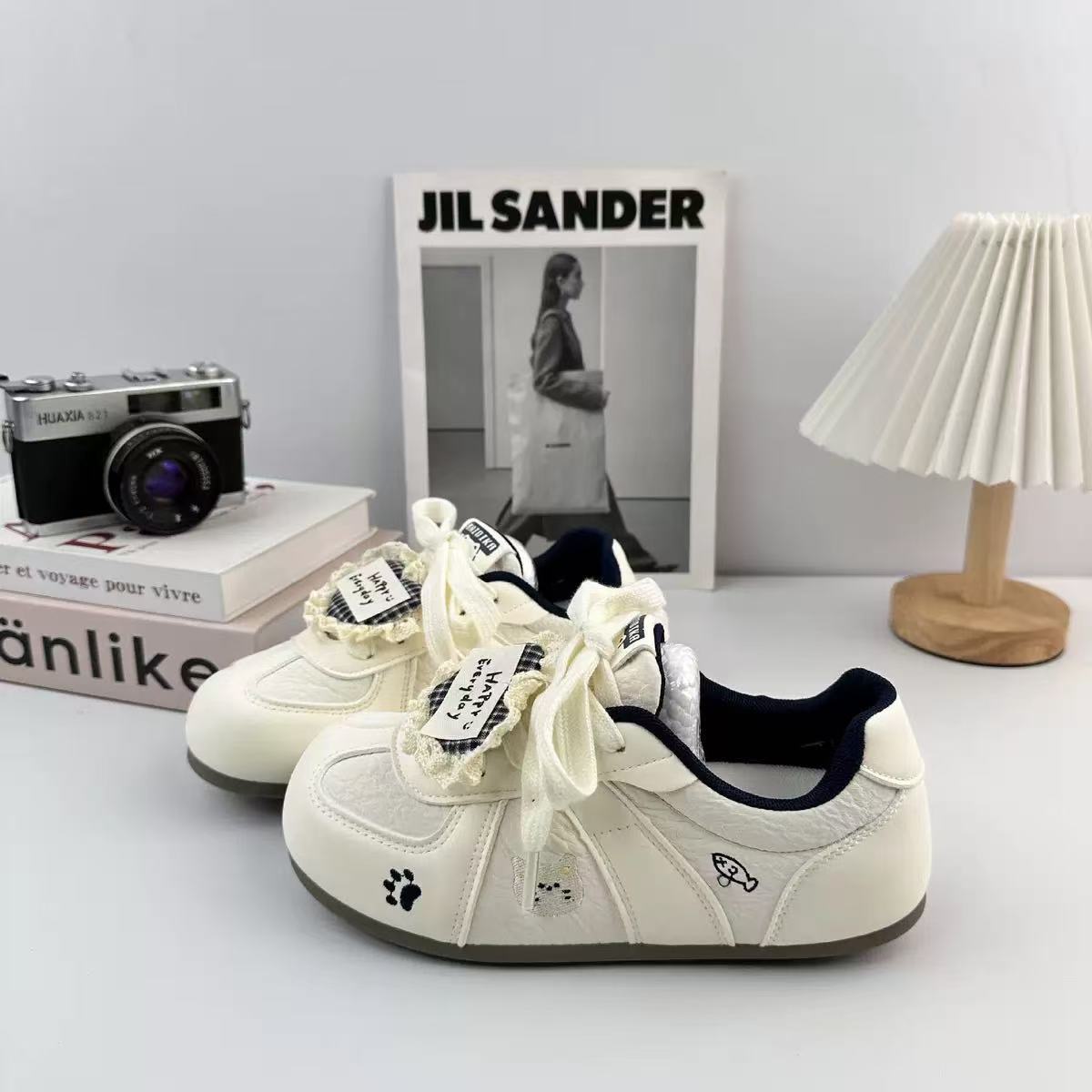 Damen Sneakers mit verspieltem Tierdesign und bequemer Sohle