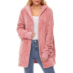 Damen weicher Fleece-Mantels R&B