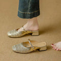 Damen modische Mules mit Glamourösen Details