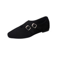 Damen elegante Mokassins mit dekorativen Schnallen R&B