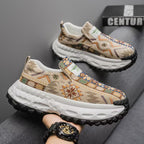 Damen Bequeme Slip-On Sneakers mit einzigartigem Muster R&B