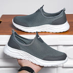 Damen Atmungsaktive Slip-On Sneakers mit stoßdämpfendem Fußbett und flexiblem Obermaterial