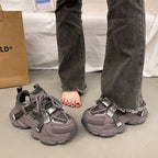 Damen Bequeme Chunky Sneakers mit innovativem Sohlen-Design R&B