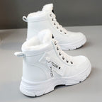 Damen High-Top Sneakers mit warmem Fleece-Innenfutter und rutschfester Sohle R&B