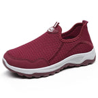 Damen Komfortable Mesh Slip-On Sneakers mit flexibler Laufsohle R&B