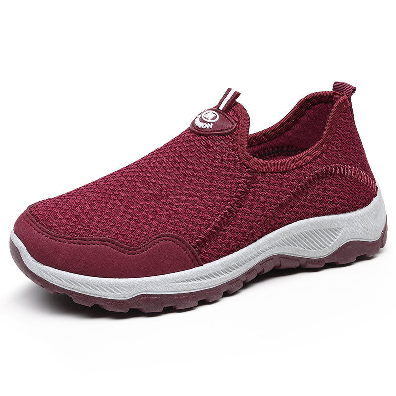 Damen Komfortable Mesh Slip-On Sneakers mit flexibler Laufsohle R&B