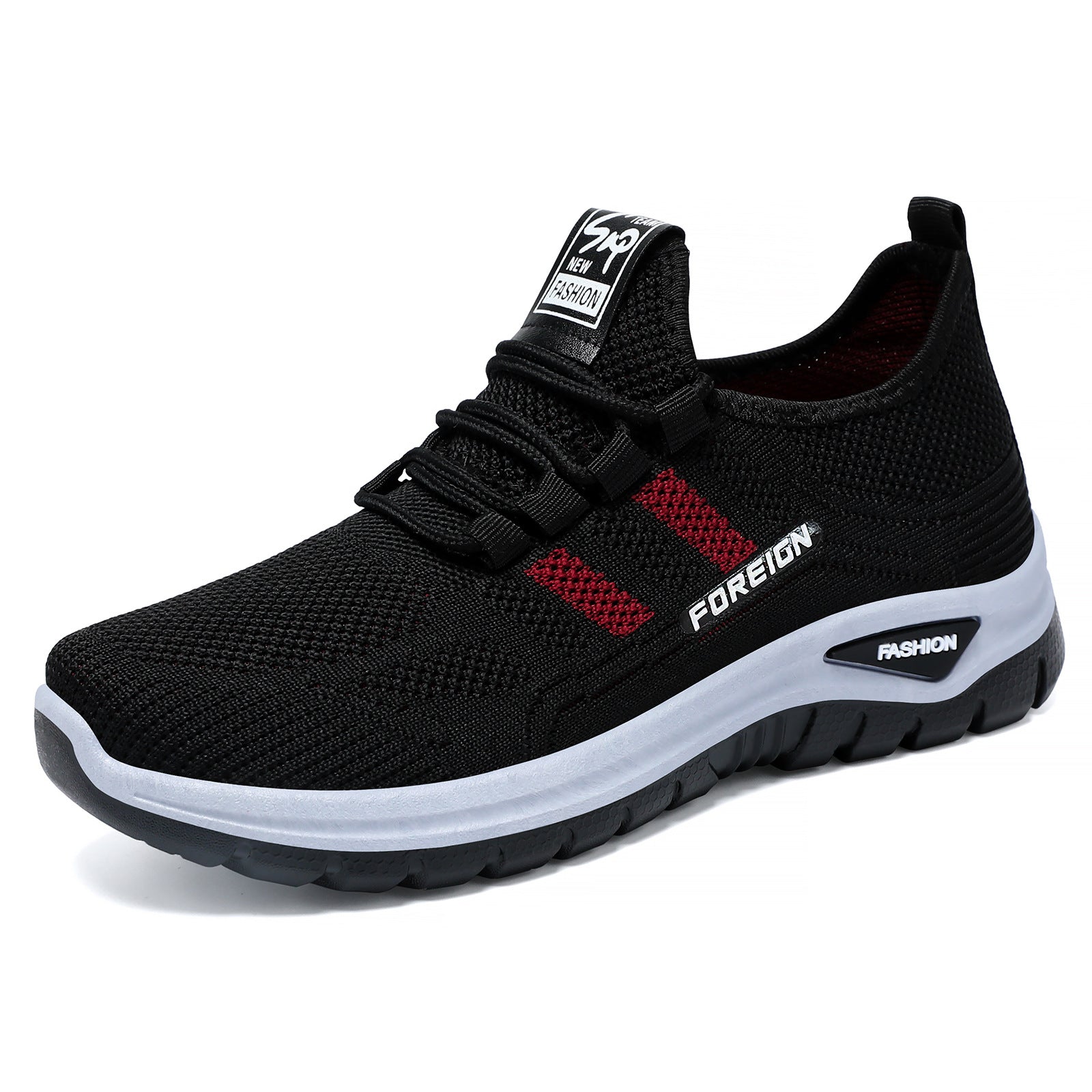 Damen Sportliche Lauf- und Freizeitsneakers mit dämpfender Sohle und atmungsaktivem Mesh-Obermaterial R&B
