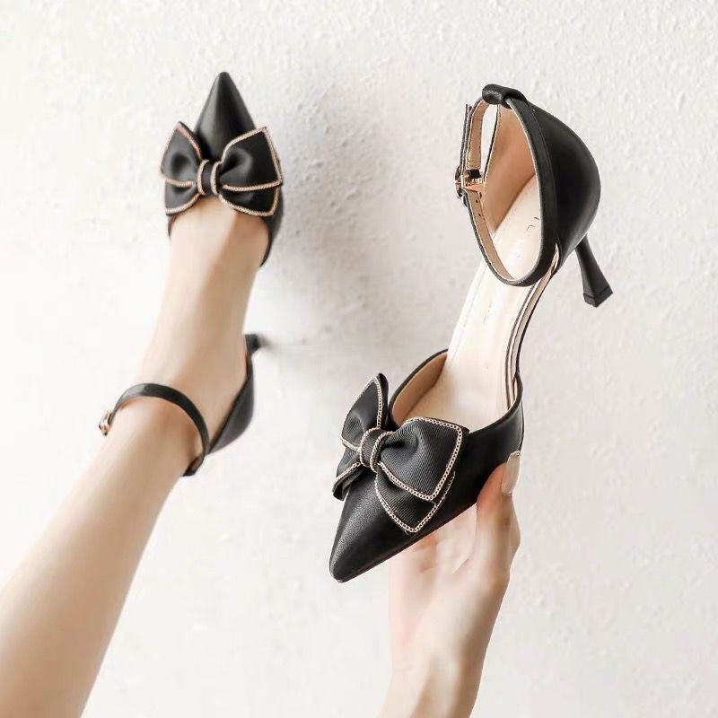 Damen Elegante Pumps mit verspieltem Schleifendetail R&B