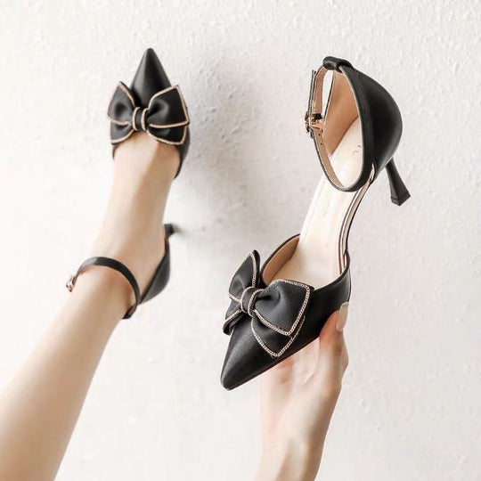 Damen Elegante Pumps mit verspieltem Schleifendetail R&B