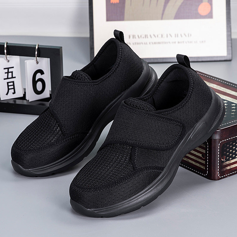 Damen Bequeme und atmungsaktive Fitness-Sneaker mit elastischem Riemen R&B
