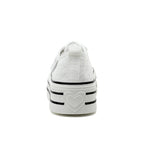 Damen Plateau-Sneaker mit modischem Textil-Obermaterial und rutschfester Sohle R&B